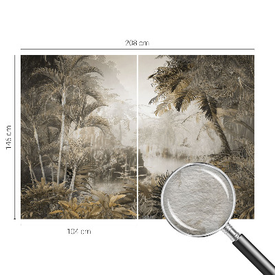 Vliestapete fürs Wohnzimmer Tropischer Wald