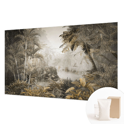 Vliestapete fürs Wohnzimmer Tropischer Wald