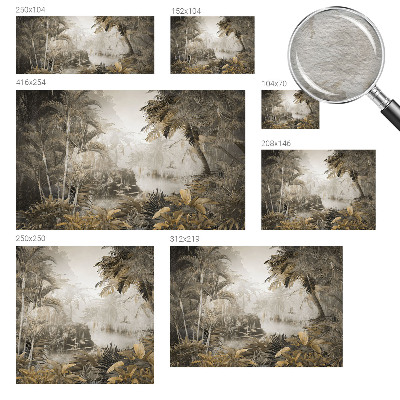 Vliestapete fürs Wohnzimmer Tropischer Wald