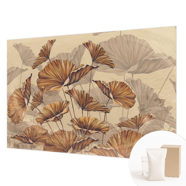 Vliestapete fürs Schlafzimmer mit herbstlichem Motiv für ein elegantes Raumambiente