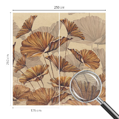 Vliestapete fürs Schlafzimmer mit herbstlichem Motiv für ein elegantes Raumambiente