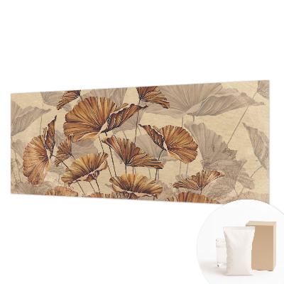 Vliestapete fürs Schlafzimmer mit herbstlichem Motiv für ein elegantes Raumambiente