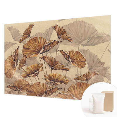 Vliestapete fürs Schlafzimmer mit herbstlichem Motiv für ein elegantes Raumambiente