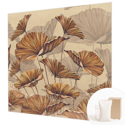 Vliestapete fürs Schlafzimmer mit herbstlichem Motiv für ein elegantes Raumambiente