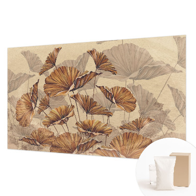 Vliestapete fürs Schlafzimmer mit herbstlichem Motiv für ein elegantes Raumambiente