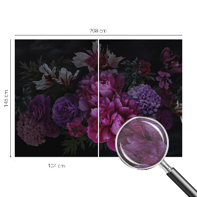 Bedruckte Vlies-Fototapete mit floralem Motiv