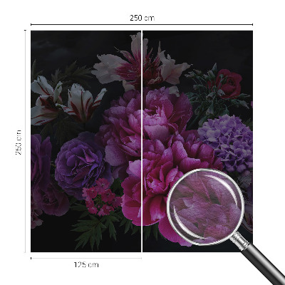 Bedruckte Vlies-Fototapete mit floralem Motiv