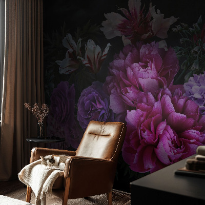 Bedruckte Vlies-Fototapete mit floralem Motiv