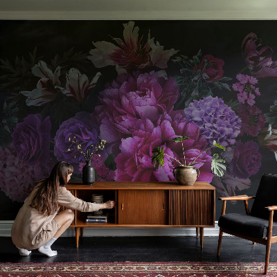 Bedruckte Vlies-Fototapete mit floralem Motiv