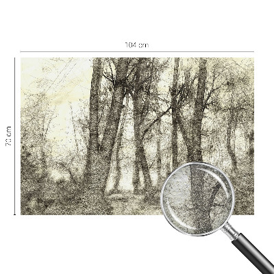 Bildtapete Waldmelancholie