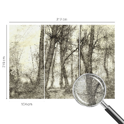 Bildtapete Waldmelancholie