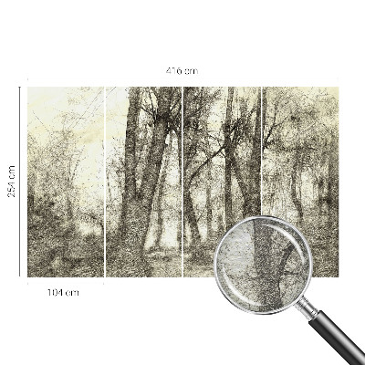 Bildtapete Waldmelancholie