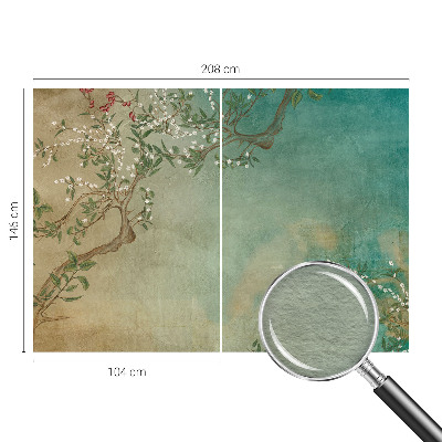 Vlies-Fototapete Florale Harmonie