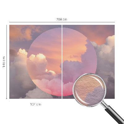 Fototapete aus Vlies mit Motiv ätherischer Wolken