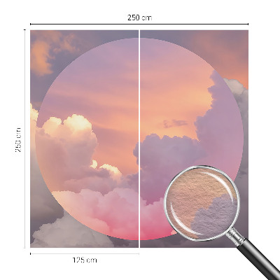 Fototapete aus Vlies mit Motiv ätherischer Wolken