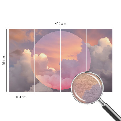Fototapete aus Vlies mit Motiv ätherischer Wolken