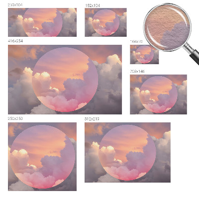 Fototapete aus Vlies mit Motiv ätherischer Wolken