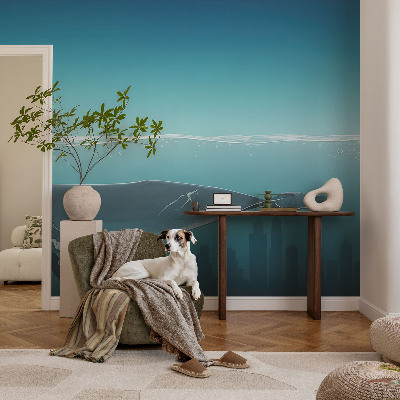 Vlies-Fototapete fürs Schlafzimmer mit dem Motiv „Wasserharmonie“