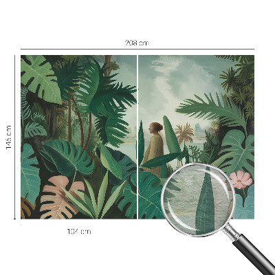 Vlies-Fototapete fürs Kinderzimmer Exotischer Dschungel