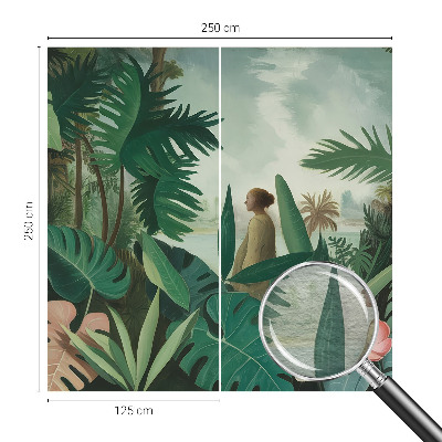 Vlies-Fototapete fürs Kinderzimmer Exotischer Dschungel