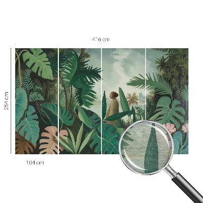 Vlies-Fototapete fürs Kinderzimmer Exotischer Dschungel