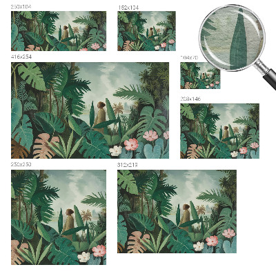 Vlies-Fototapete fürs Kinderzimmer Exotischer Dschungel