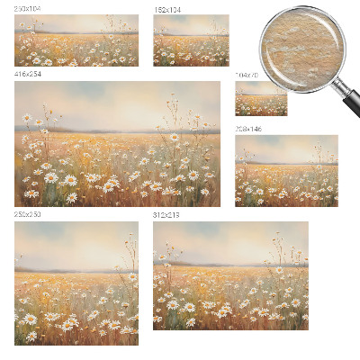 Motivtapete Blumenwiese