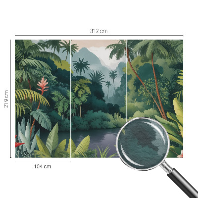 Fototapete nach Maß mit einem Motiv einer exotischen Landschaft