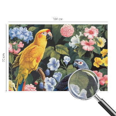 Fototapete mit Motiv exotischer Vögel