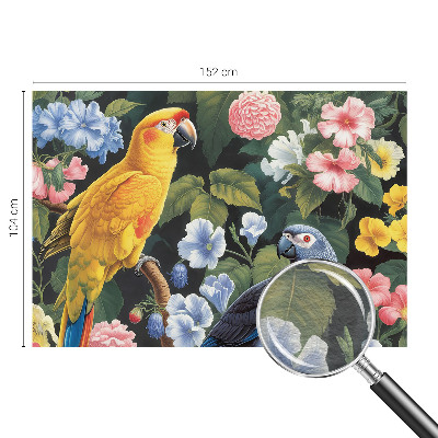 Fototapete mit Motiv exotischer Vögel