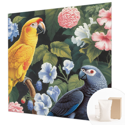 Fototapete mit Motiv exotischer Vögel