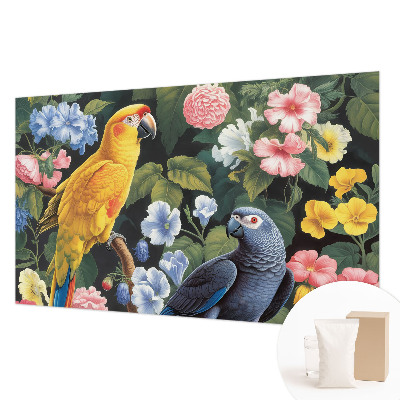 Fototapete mit Motiv exotischer Vögel