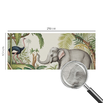 Dekorative Wand-Fototapete Exotische Szene