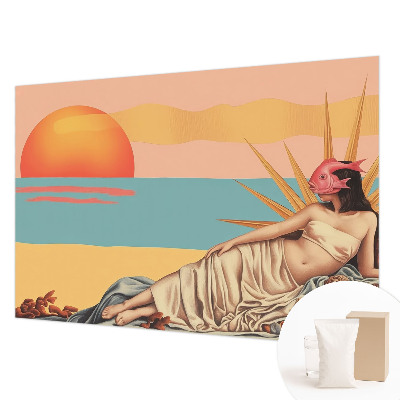 Fototapete fürs Wohnzimmer mit dem Motiv „Der Westen des Surrealismus“