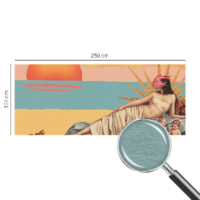 Fototapete fürs Wohnzimmer mit dem Motiv „Der Westen des Surrealismus“