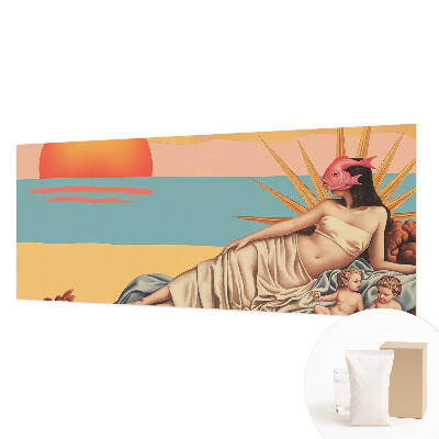 Fototapete fürs Wohnzimmer mit dem Motiv „Der Westen des Surrealismus“