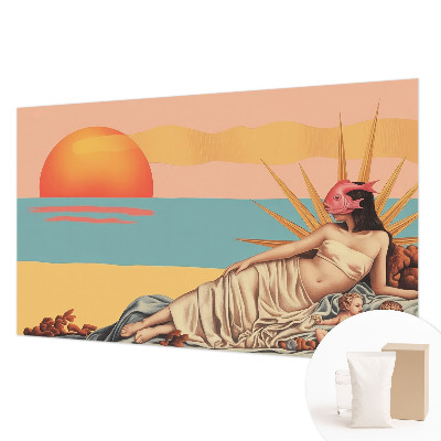 Fototapete fürs Wohnzimmer mit dem Motiv „Der Westen des Surrealismus“