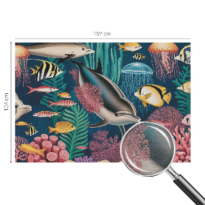 Fototapete aus Vlies mit Motiv der Unterwasserfauna
