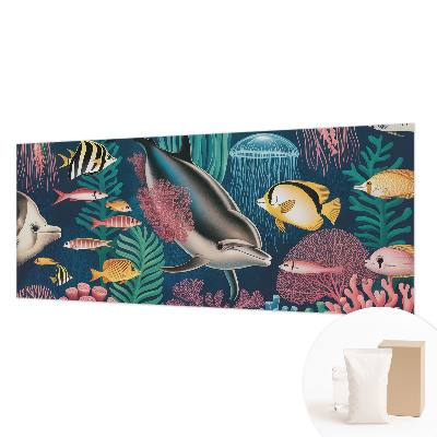 Fototapete aus Vlies mit Motiv der Unterwasserfauna