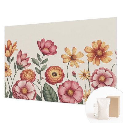 Motivtapete aus Vlies mit Blumenarrangement