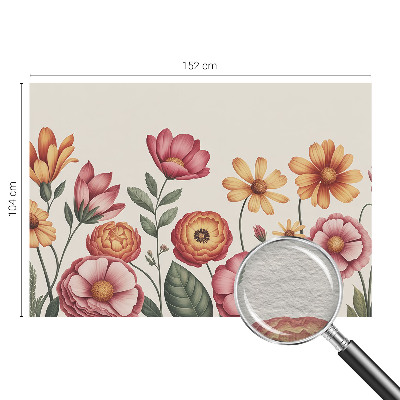 Motivtapete aus Vlies mit Blumenarrangement