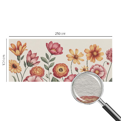 Motivtapete aus Vlies mit Blumenarrangement