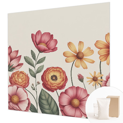 Motivtapete aus Vlies mit Blumenarrangement