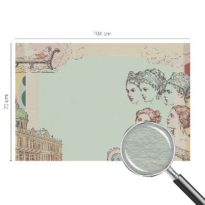 Vlies-Fototapete nach Maß mit klassischer Collage als Motiv