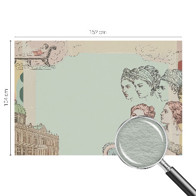 Vlies-Fototapete nach Maß mit klassischer Collage als Motiv