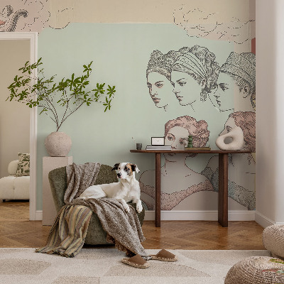 Vlies-Fototapete nach Maß mit klassischer Collage als Motiv
