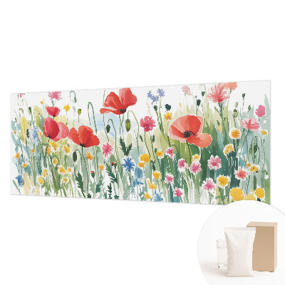 Vlies-Fototapete fürs Schlafzimmer mit Motiv einer Sommerwiese