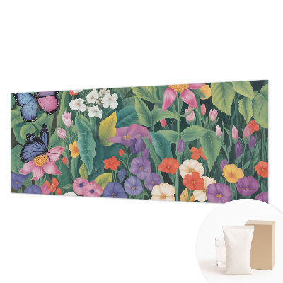 Vlies-Fototapete fürs Kinderzimmer mit blumigem Motiv