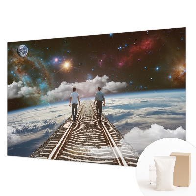 Vliestapete fürs Wohnzimmer Weltraumreise