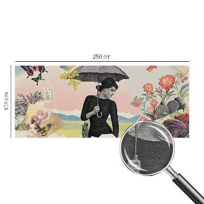 Vliestapete fürs Schlafzimmer Romantische Collage